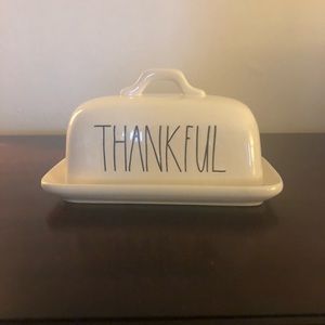Rae Dunn Thankful butter tray